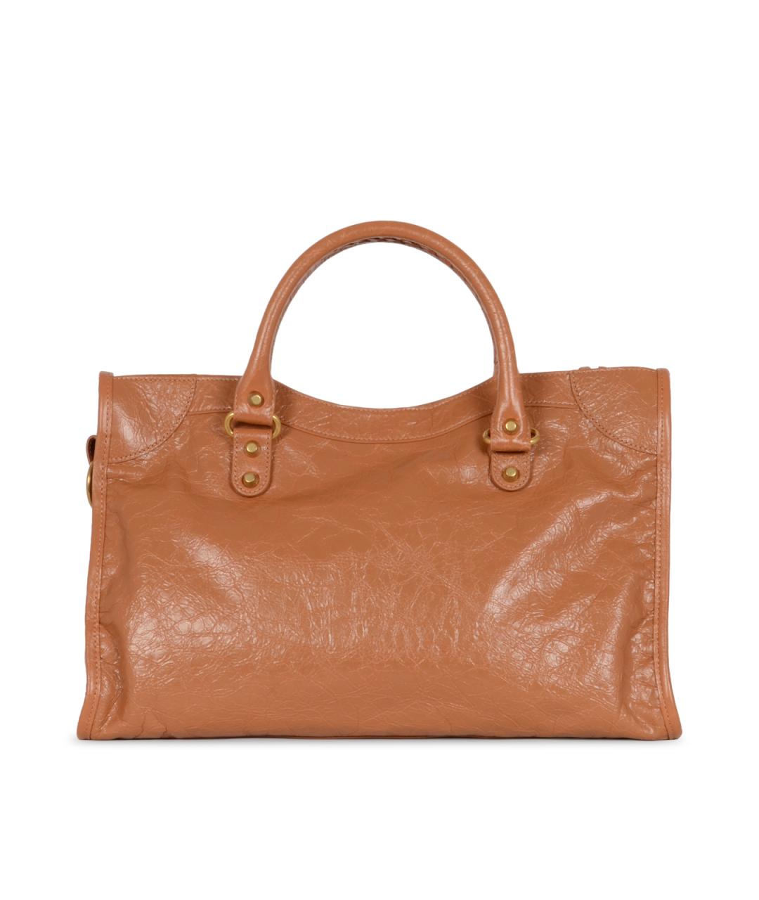 BALENCIAGA Коричневая сумка тоут, фото 3