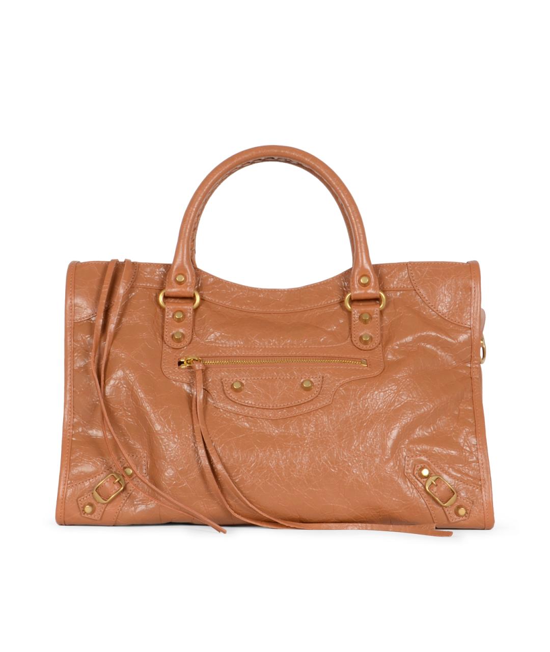 BALENCIAGA Коричневая сумка тоут, фото 1