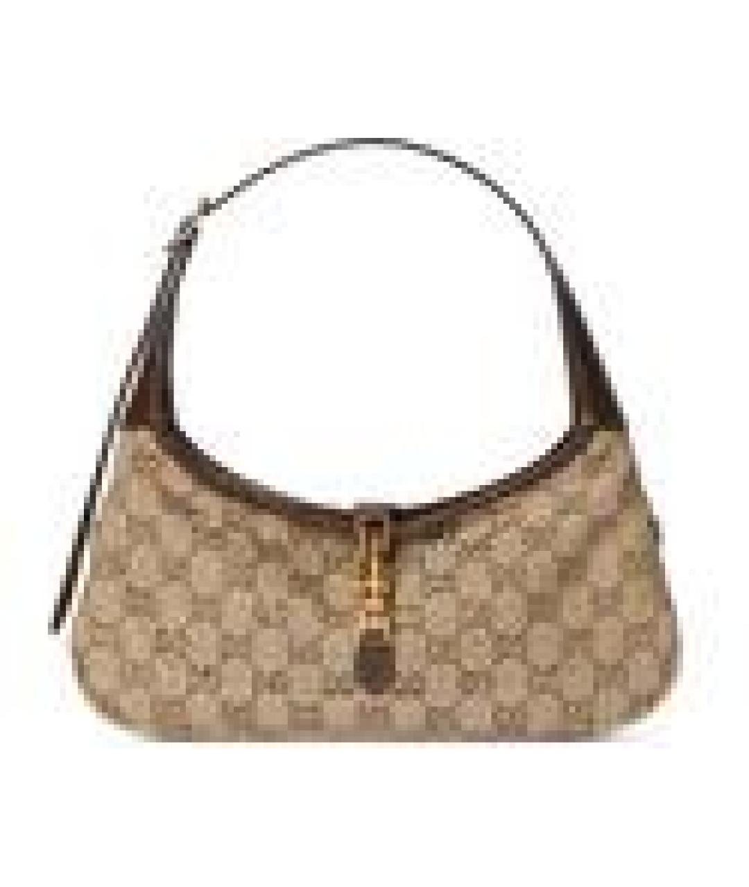 GUCCI Бежевая синтетическая сумка через плечо, фото 1