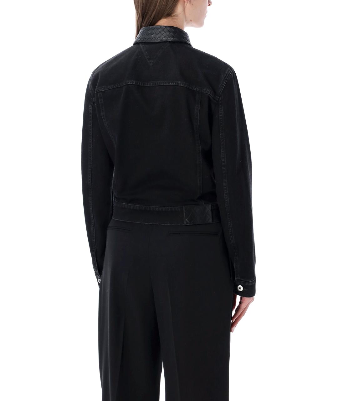 BOTTEGA VENETA Черная хлопковая куртка, фото 2