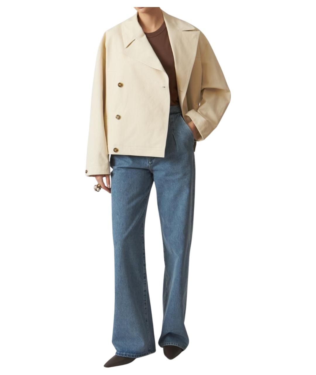 LOULOU STUDIO Белая хлопковая куртка, фото 1