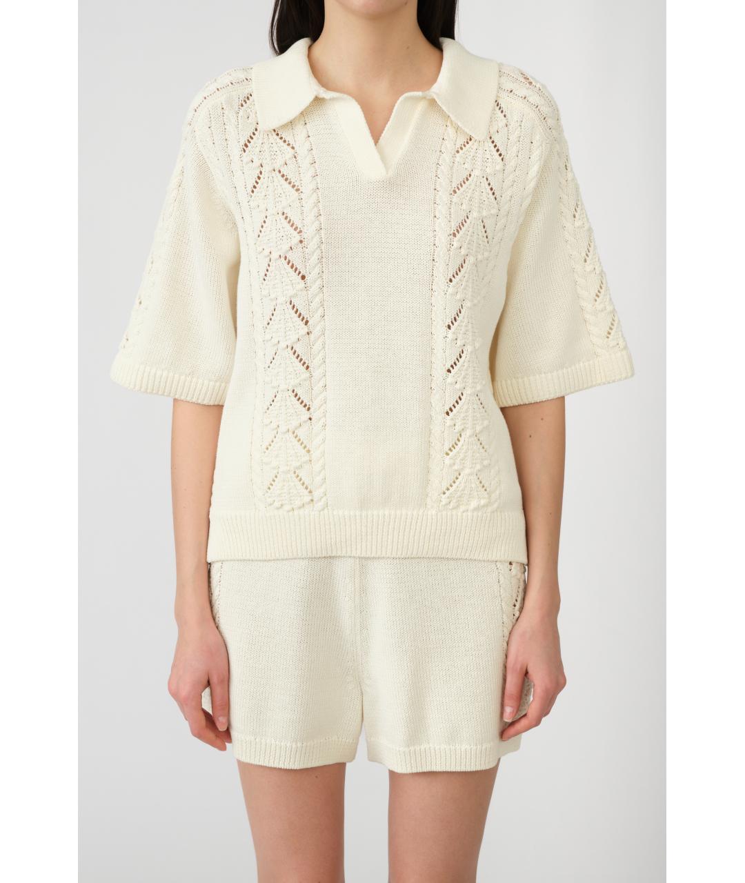 LOULOU STUDIO Бежевая хлопковая футболка, фото 3