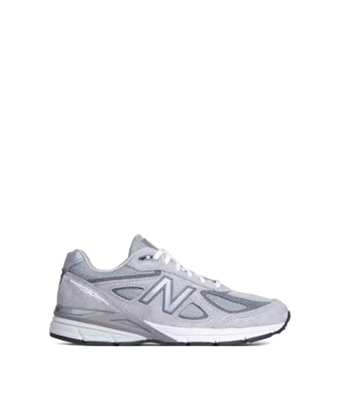 NEW BALANCE Серые низкие кроссовки / кеды, фото 1