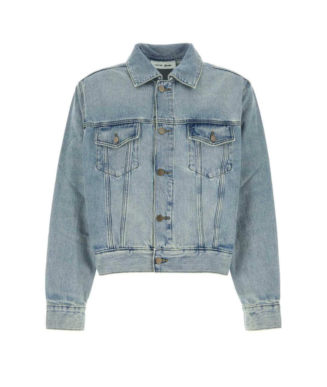 FEAR OF GOD ESSENTIALS Голубая хлопковая куртка, фото 1