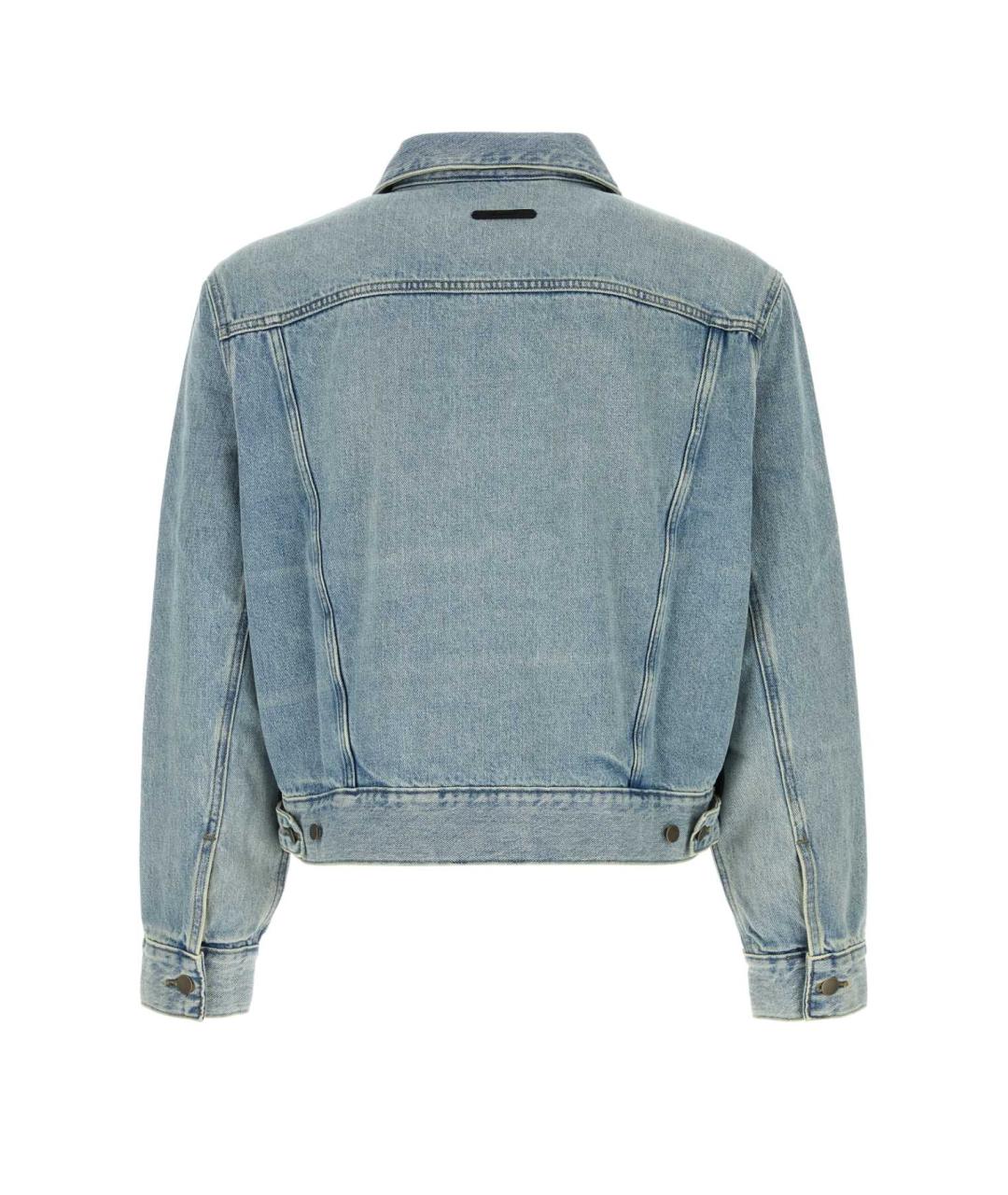 FEAR OF GOD ESSENTIALS Голубая хлопковая куртка, фото 2