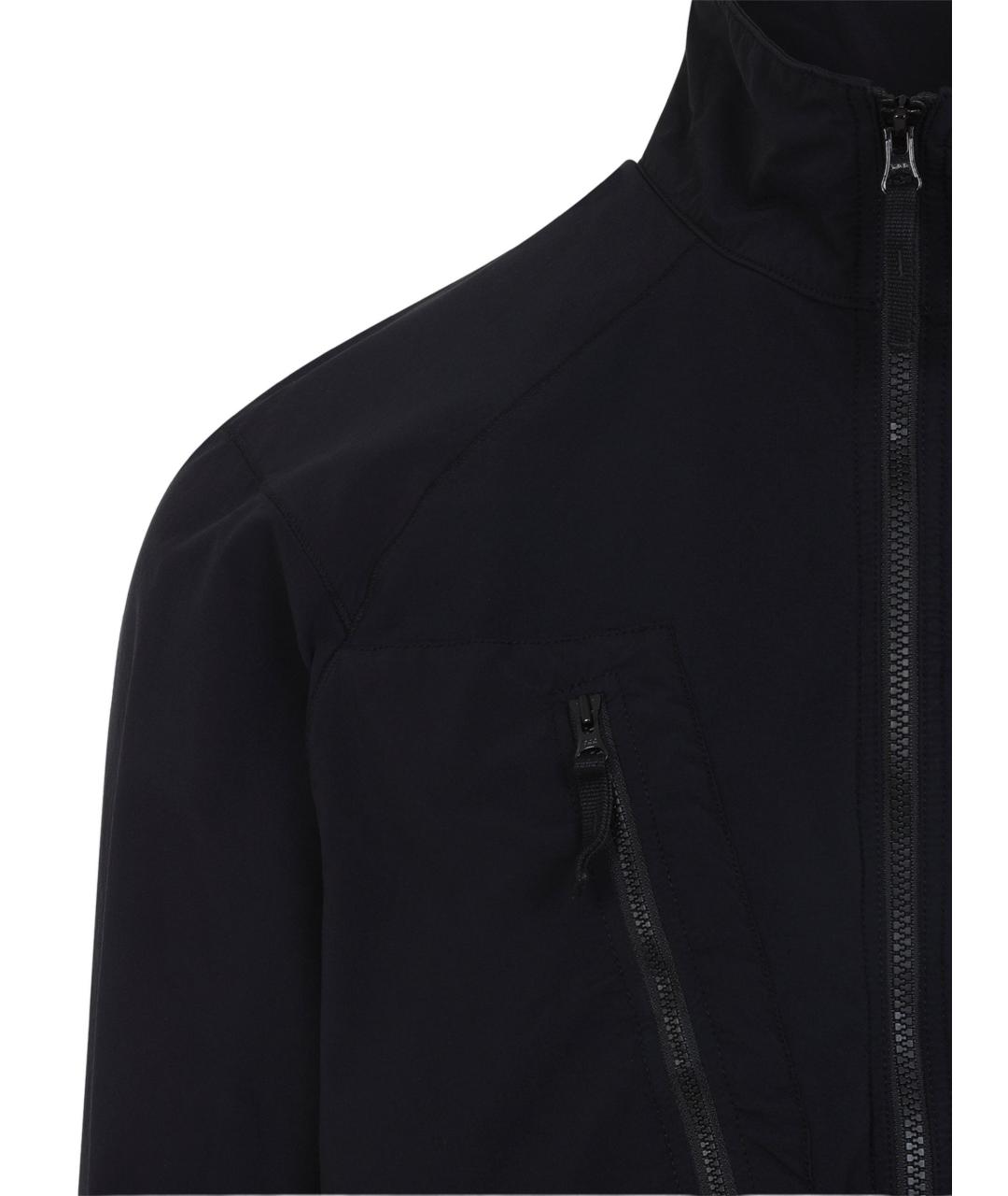 STONE ISLAND Черная полиамидовая куртка, фото 3