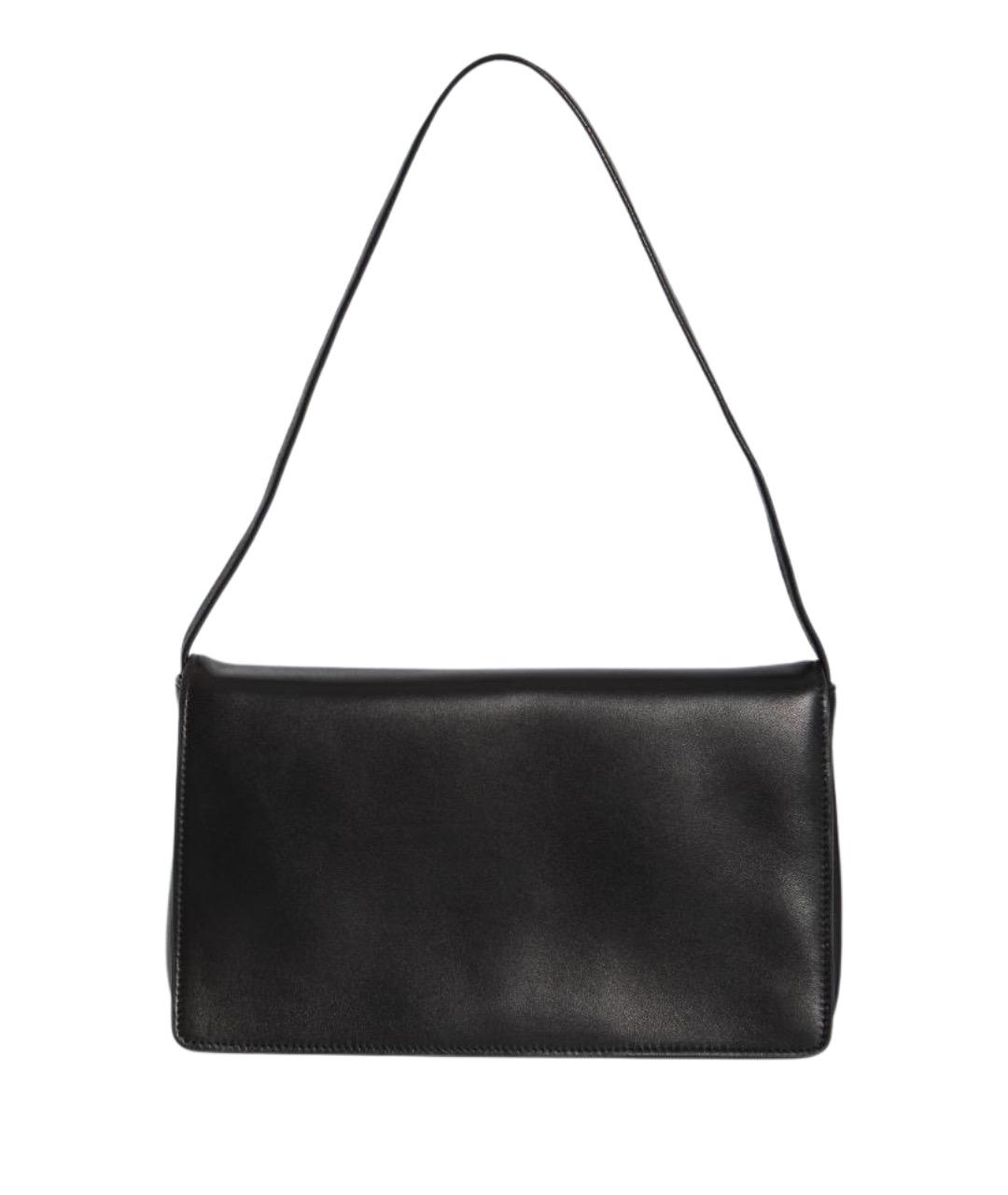 THE ROW Черная кожаная сумка через плечо, фото 5