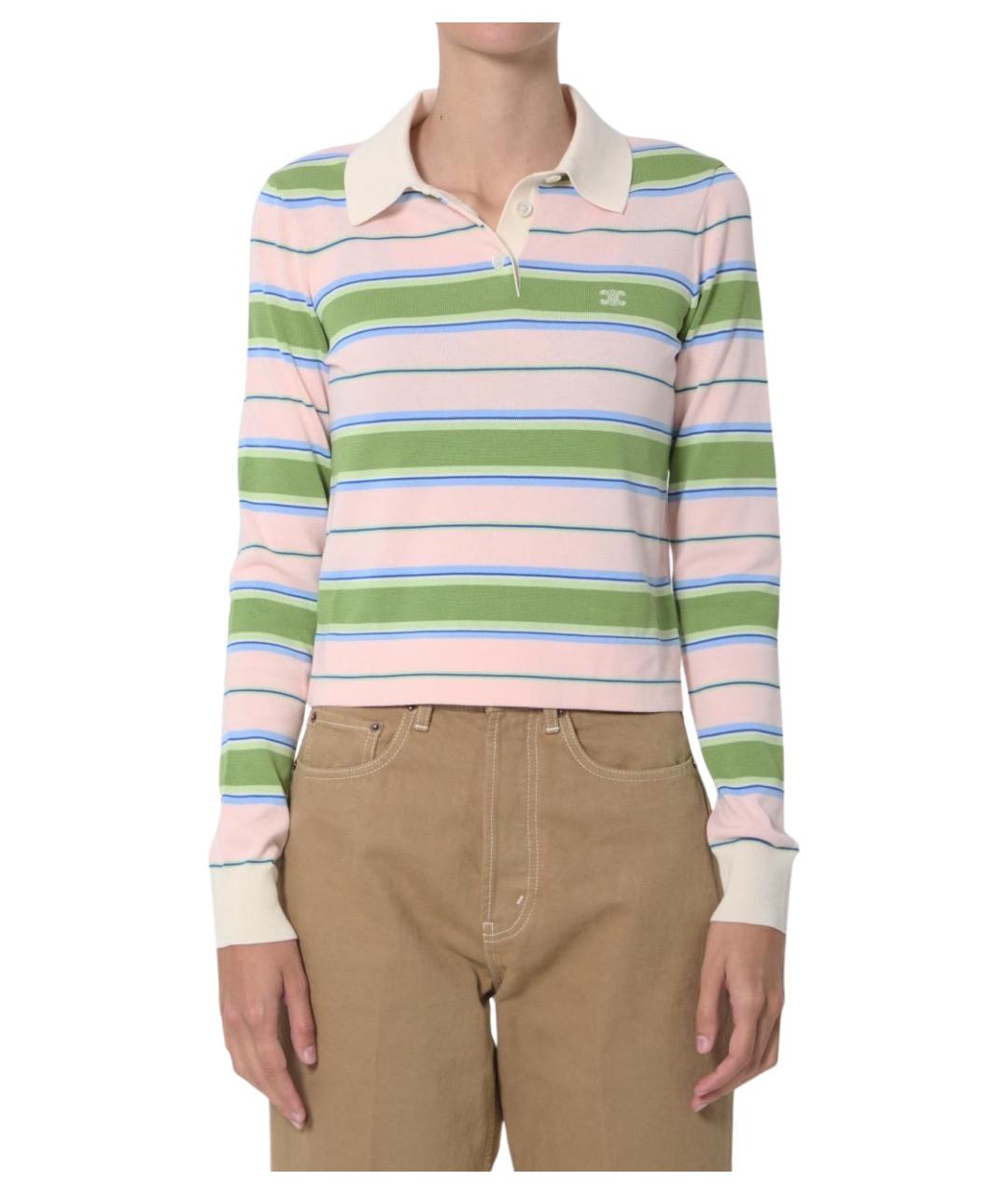 CELINE Розовый хлопковый джемпер / свитер, фото 1