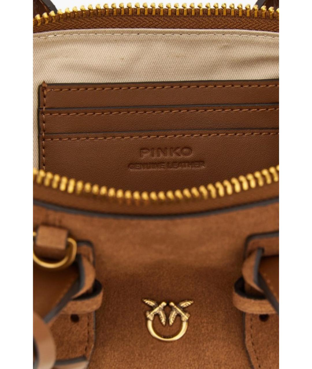 PINKO Бежевая сумка через плечо, фото 4