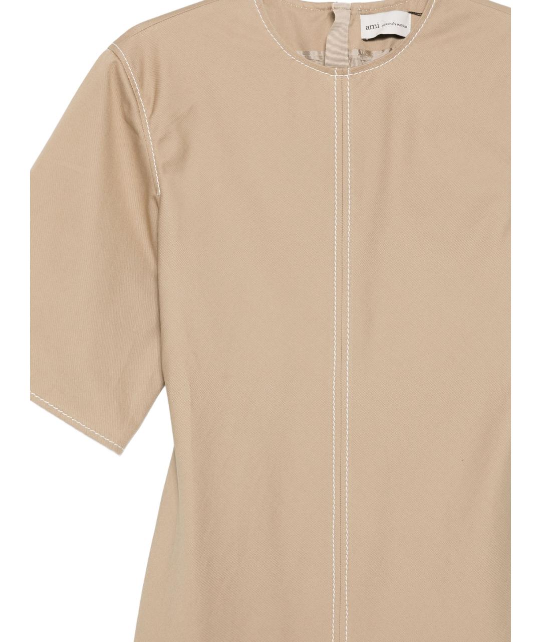 Ami Paris Хлопковое повседневное платье, фото 3
