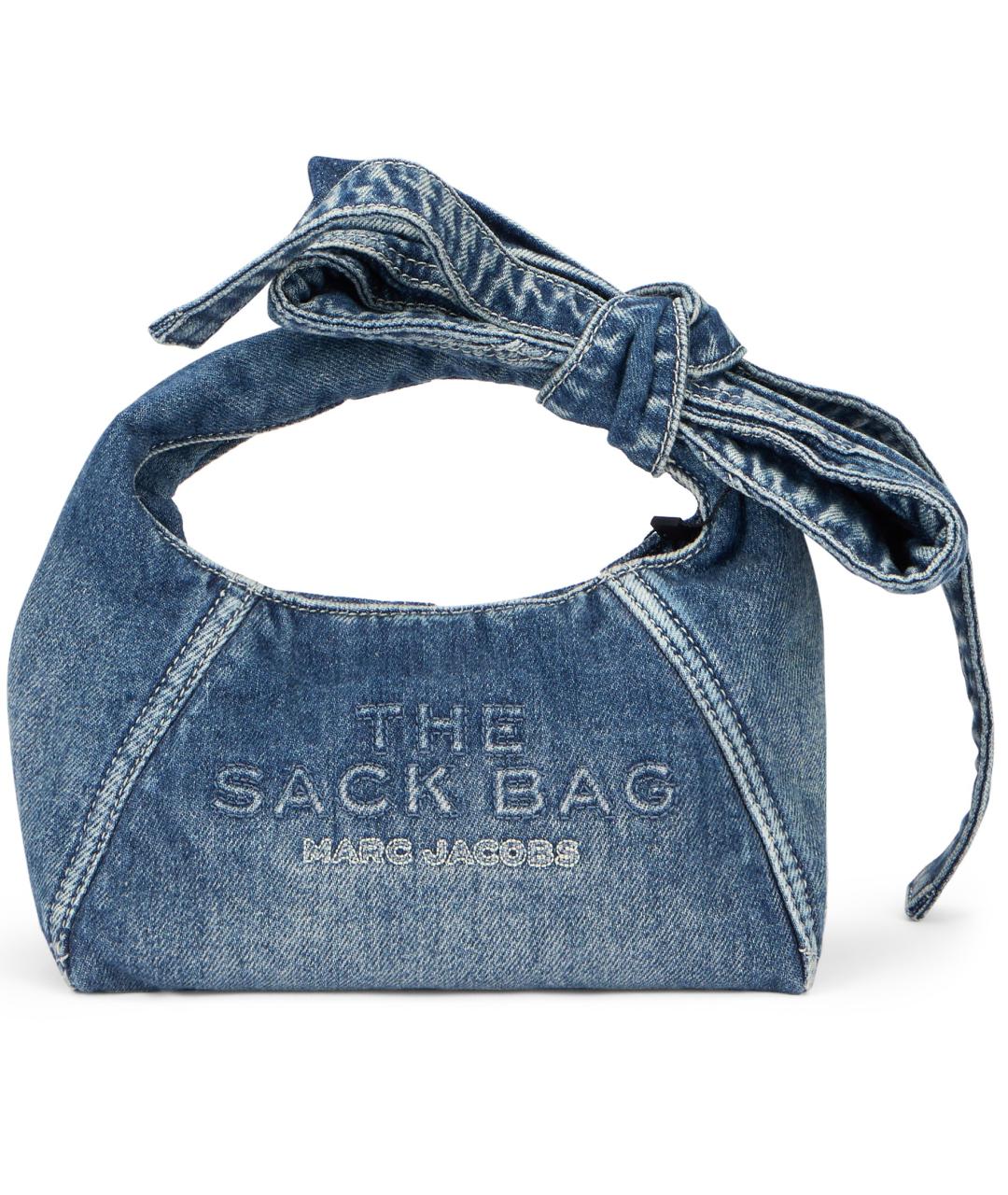 MARC JACOBS Синяя хлопковая сумка через плечо, фото 2
