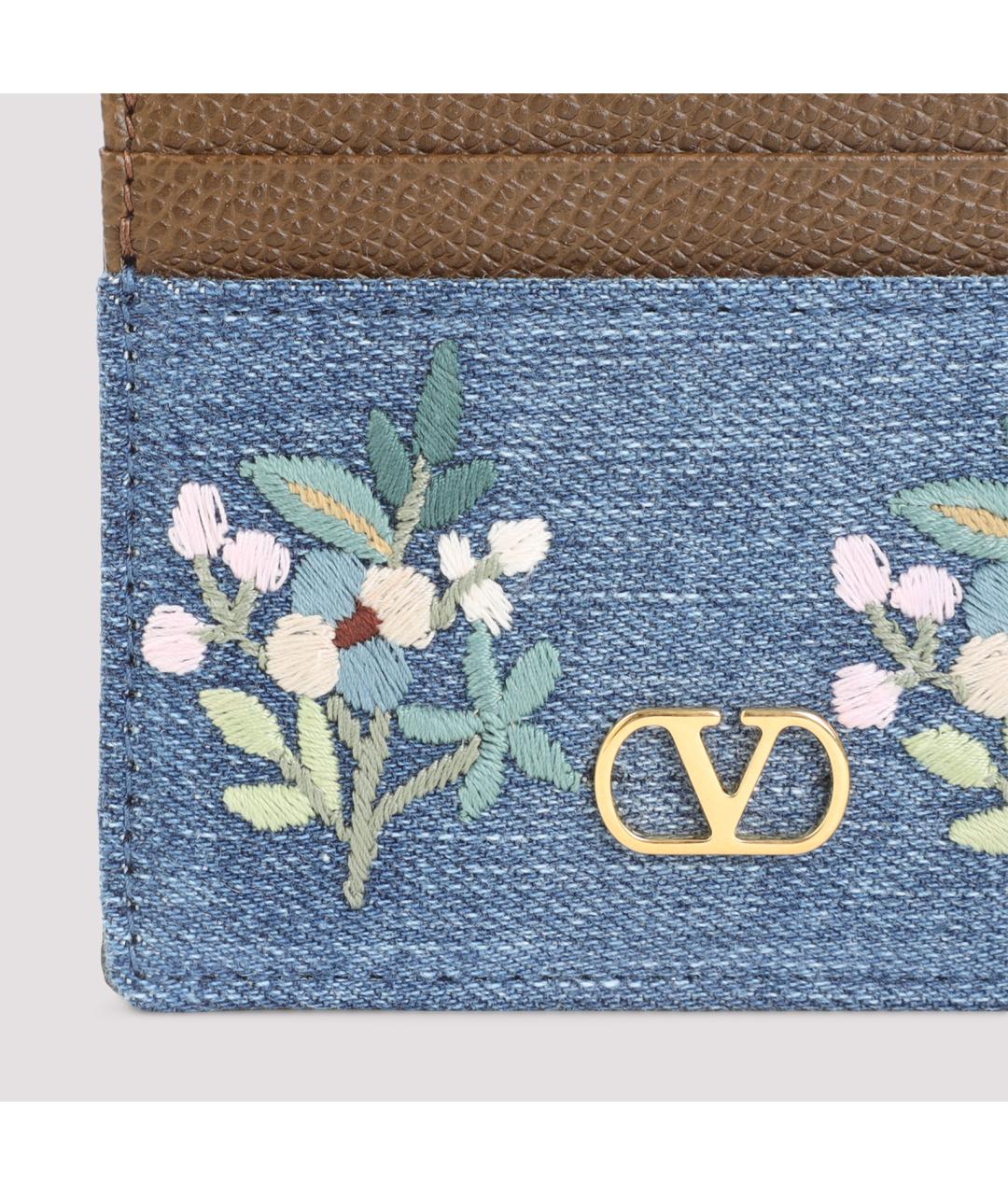 VALENTINO Синий кардхолдер, фото 4