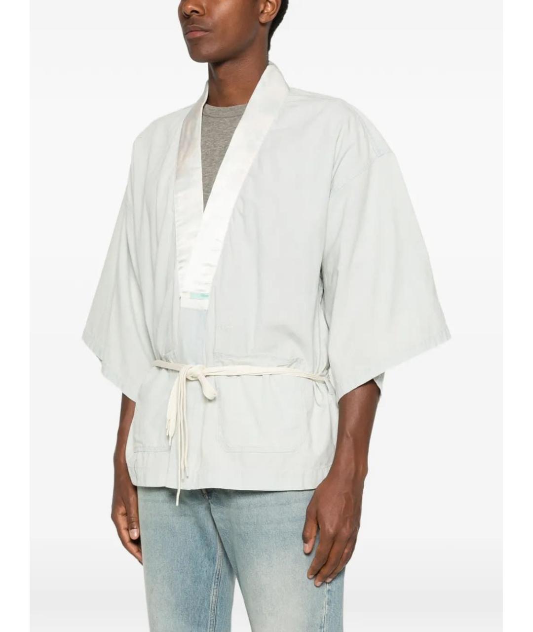 KENZO Синяя хлопковая кэжуал рубашка, фото 2