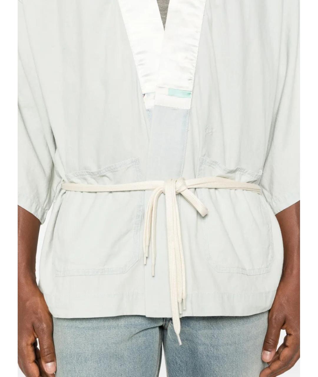 KENZO Синяя хлопковая кэжуал рубашка, фото 4