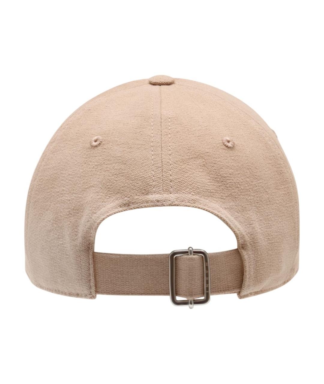 MARNI Бежевая хлопковая кепка/бейсболка, фото 2