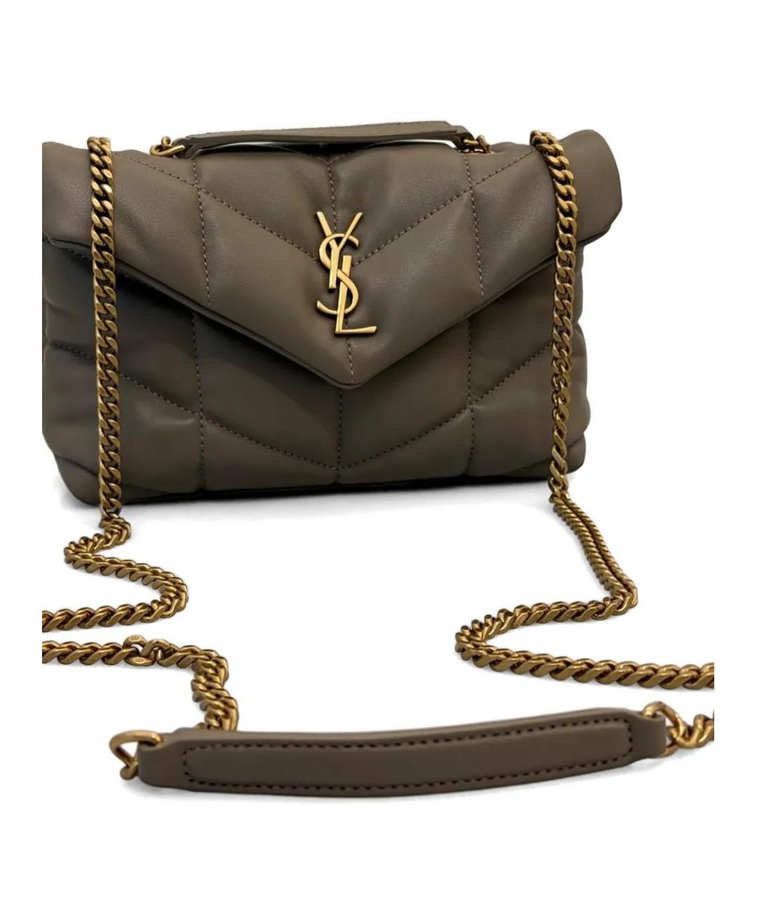 SAINT LAURENT Кожаная сумка через плечо, фото 2