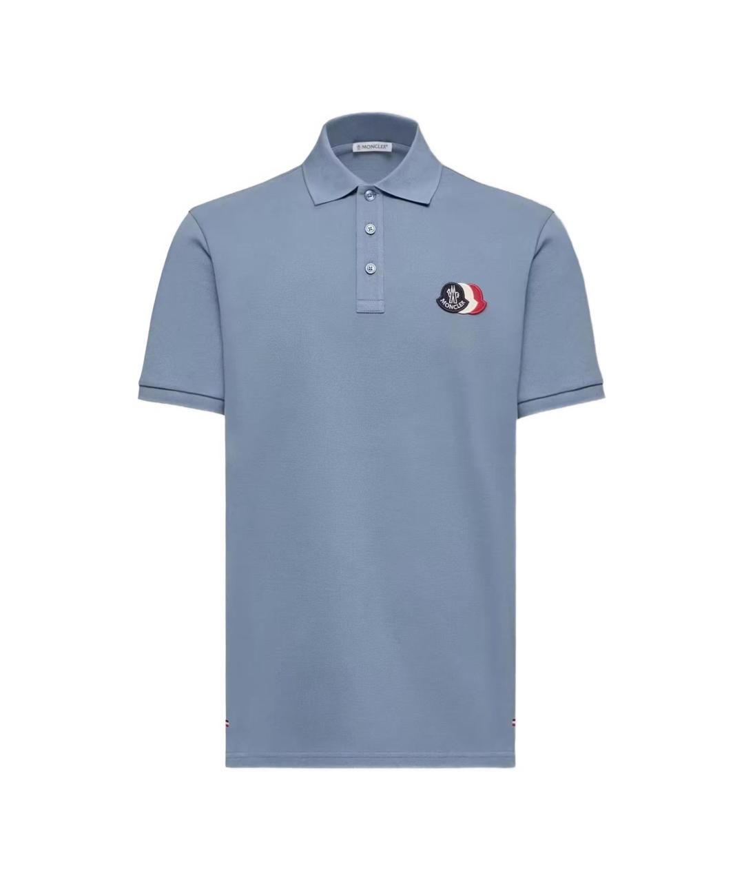 MONCLER Хлопковое поло с коротким рукавом, фото 1
