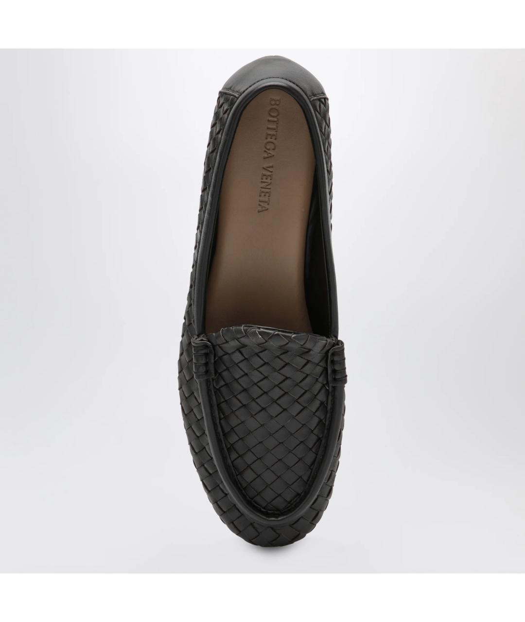 BOTTEGA VENETA Коричневые кожаные лоферы, фото 3