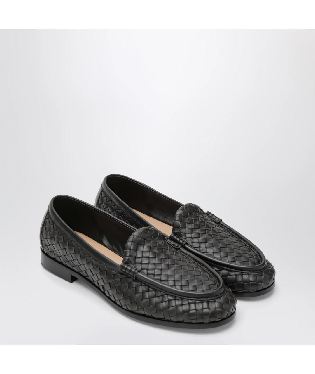 BOTTEGA VENETA Коричневые кожаные лоферы, фото 2