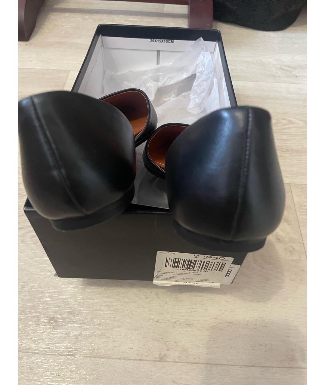 COACH Черные кожаные балетки, фото 4