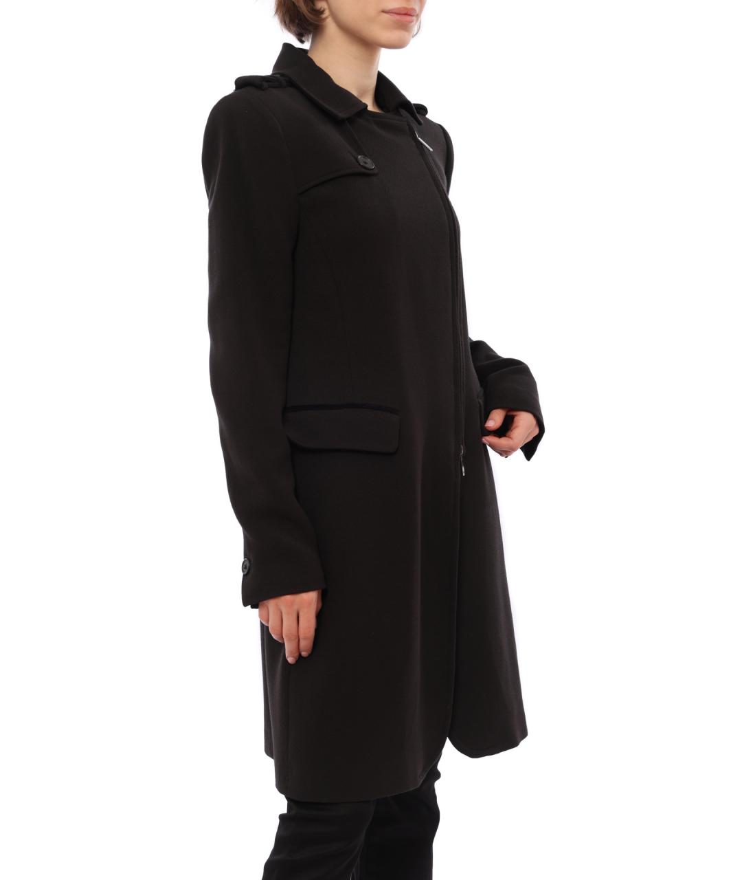 EMPORIO ARMANI Черное пальто, фото 6