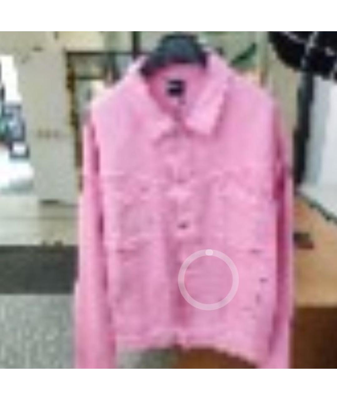 VETEMENTS Розовая деним куртка, фото 6