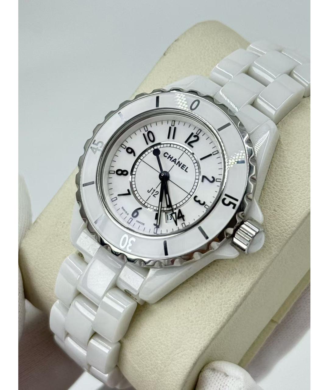 CHANEL Белые часы, фото 4