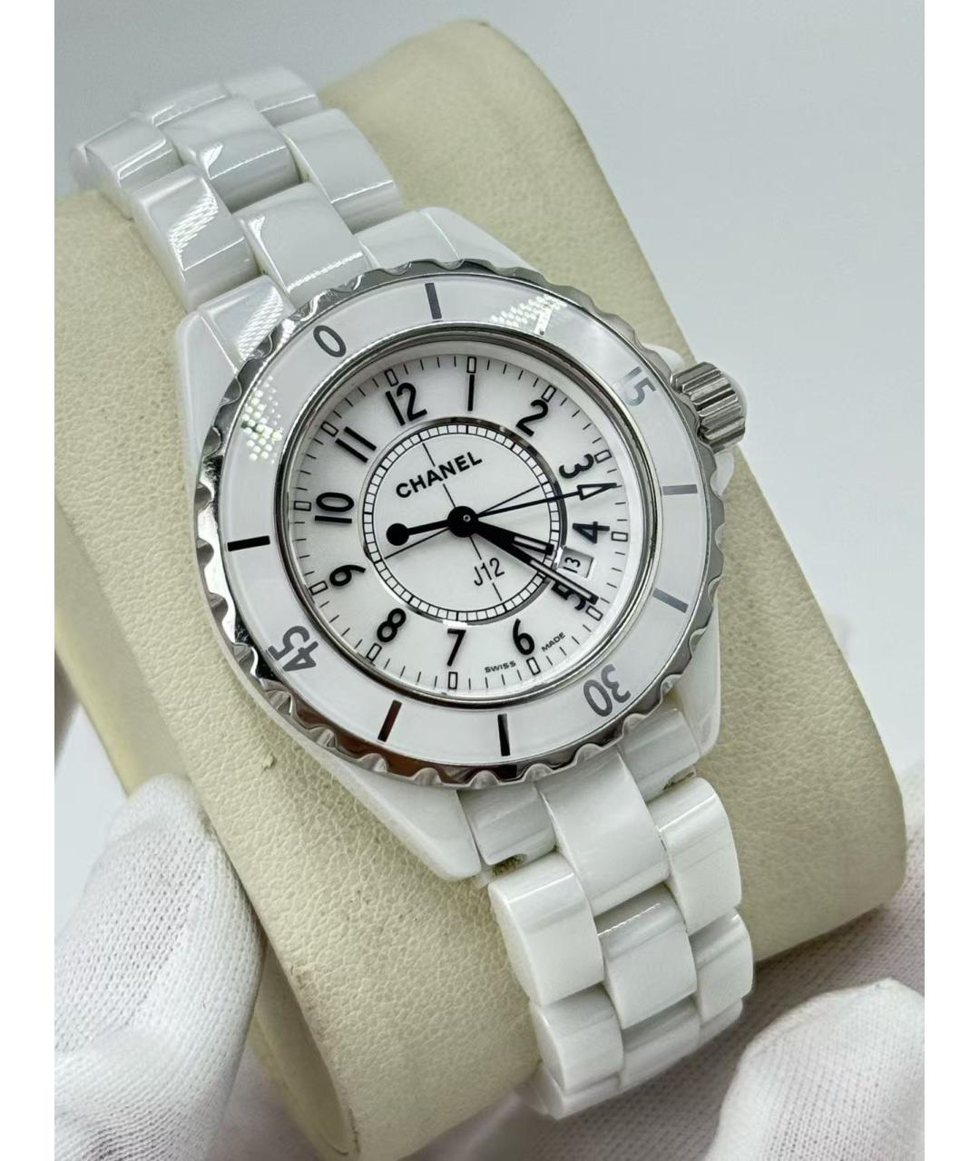 CHANEL Белые часы, фото 3