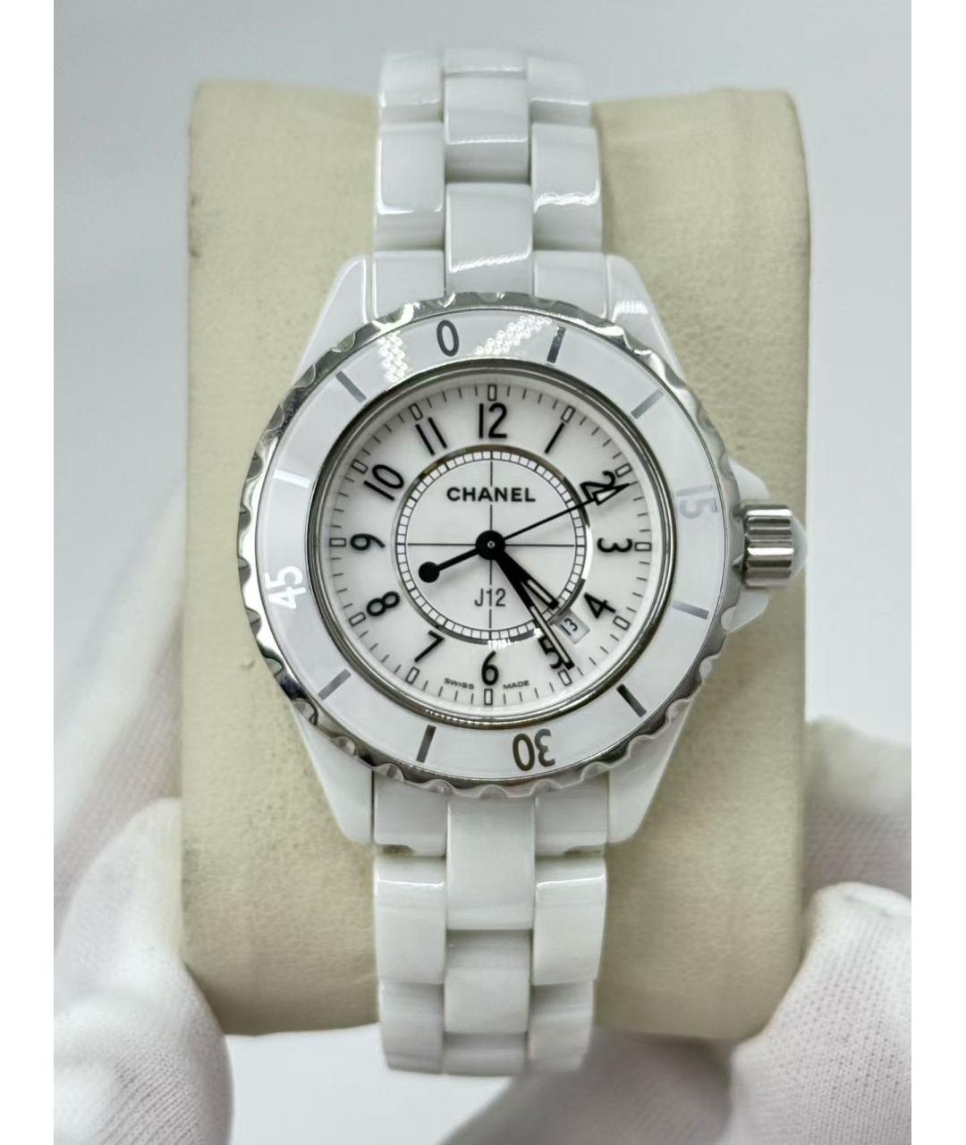 CHANEL Белые часы, фото 2