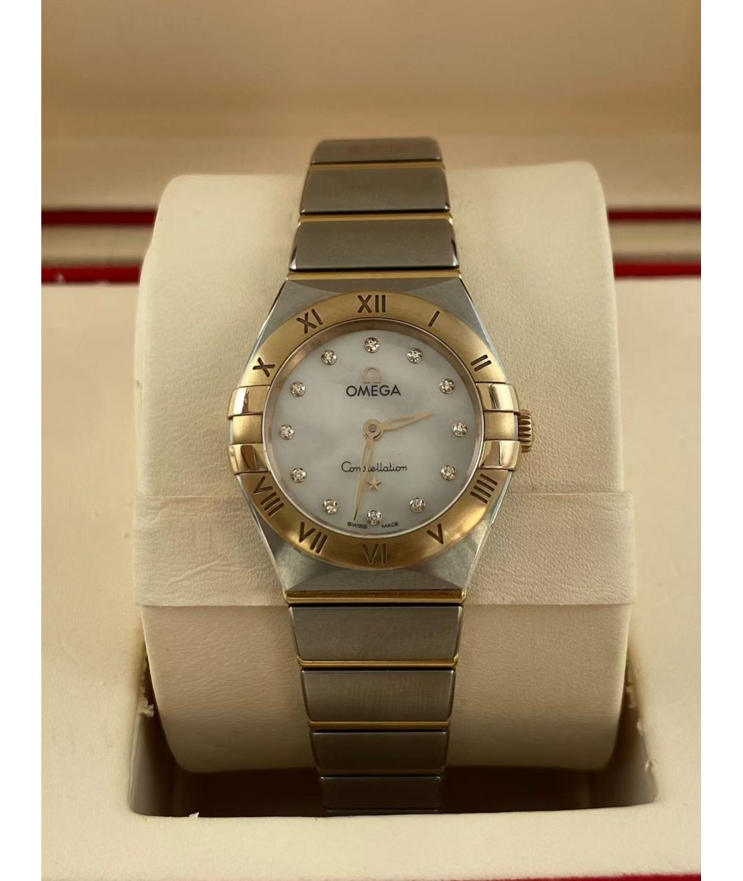 OMEGA Серебряные часы из желтого золота, фото 4