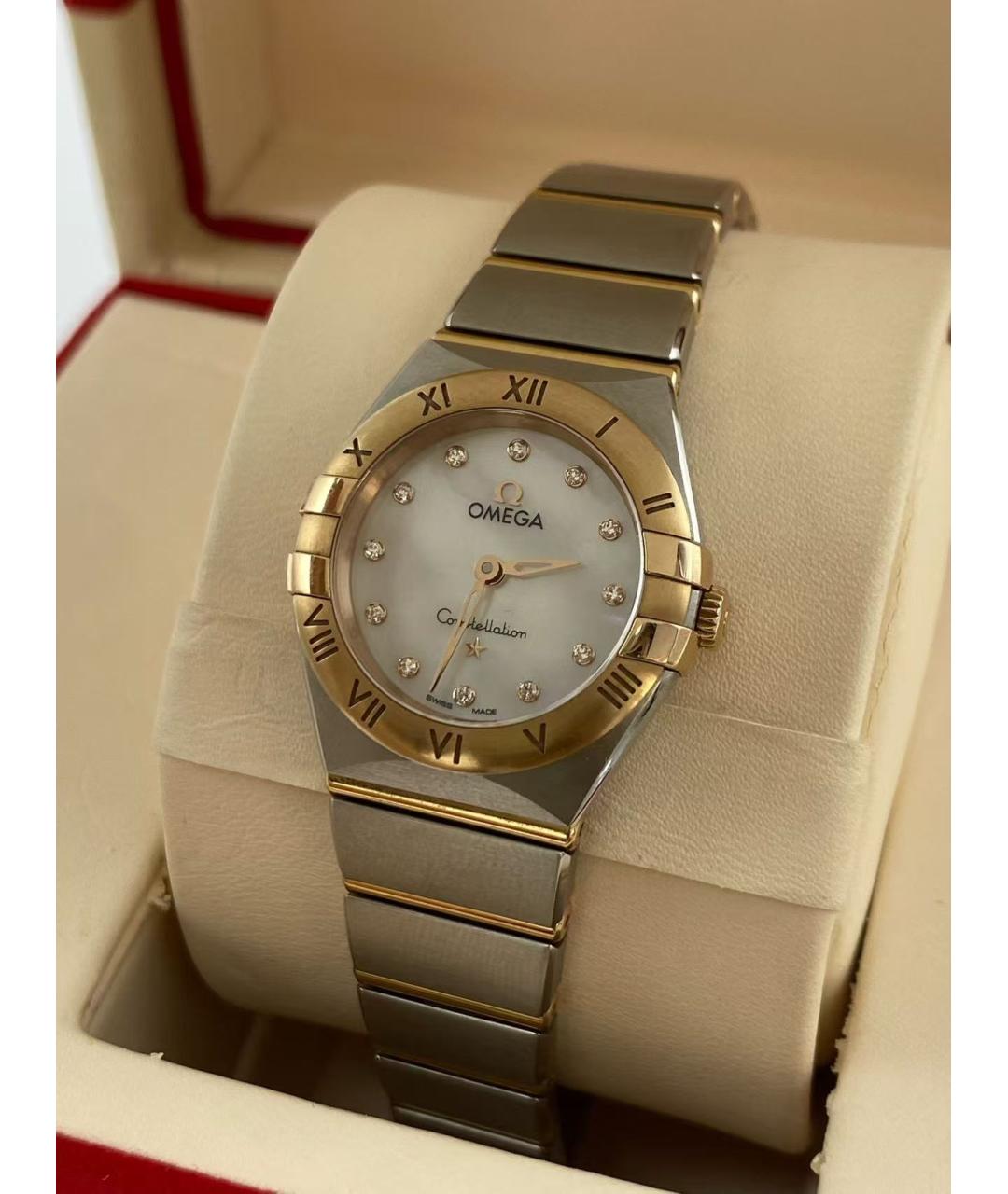 OMEGA Серебряные часы из желтого золота, фото 2