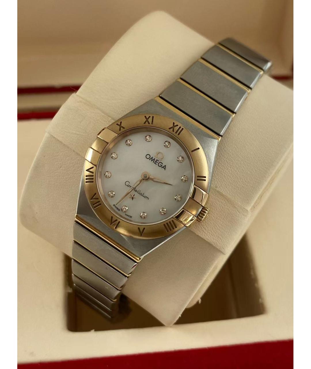 OMEGA Серебряные часы из желтого золота, фото 3