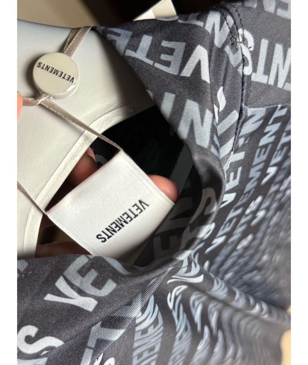 VETEMENTS Черная водолазка, фото 4