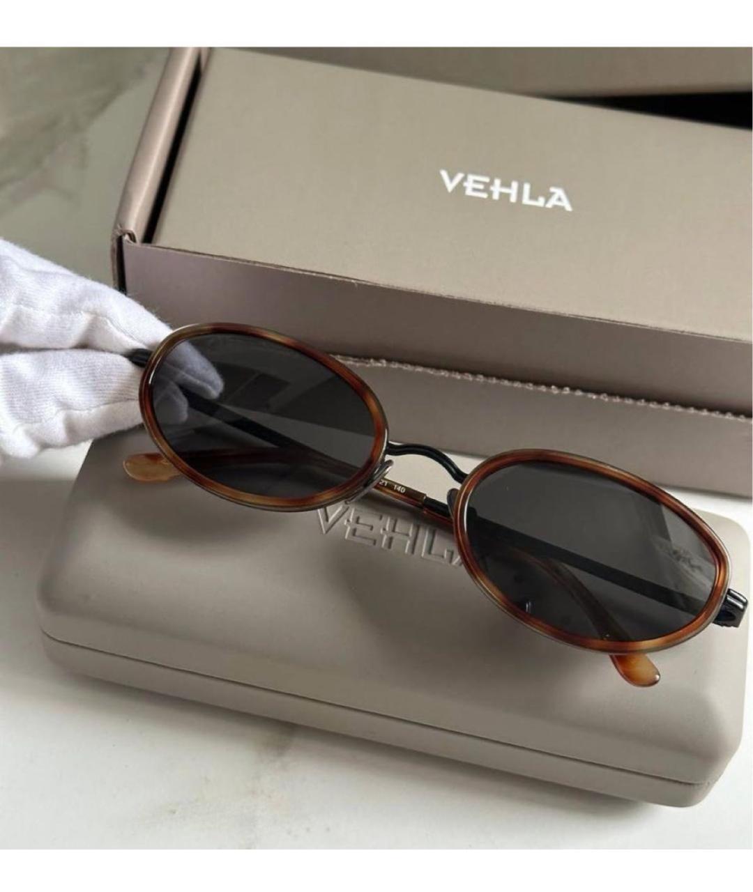 Vehla Коричневые пластиковые солнцезащитные очки, фото 5