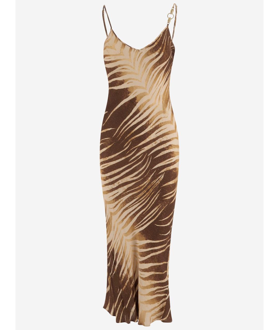 JUST CAVALLI Мульти вискозное платье, фото 4