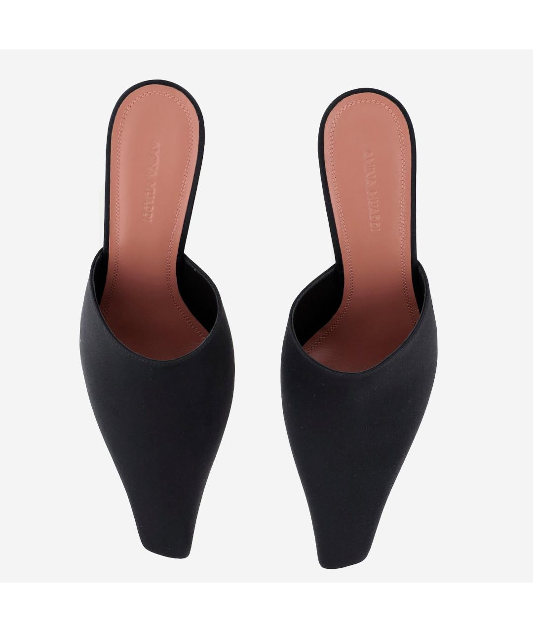 Amina Muaddi Черные туфли, фото 2