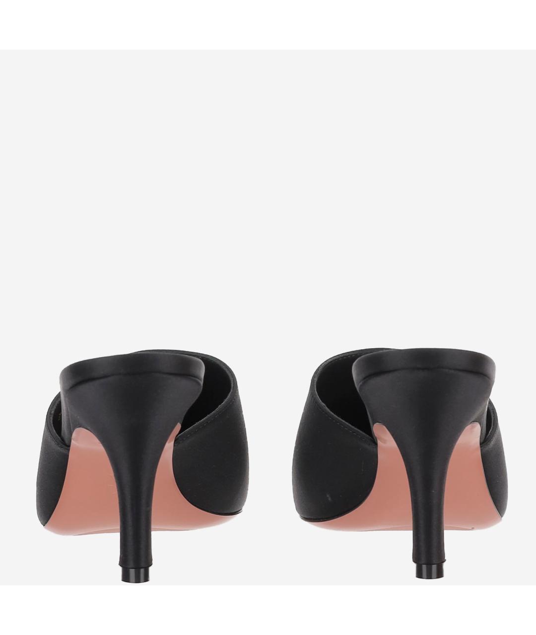 Amina Muaddi Черные туфли, фото 4