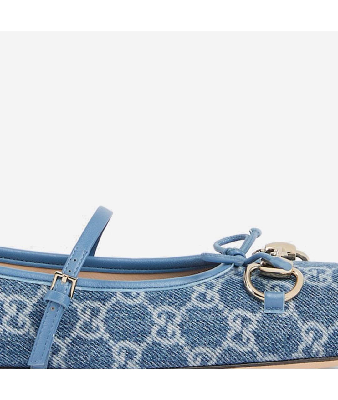 GUCCI Синие балетки, фото 5
