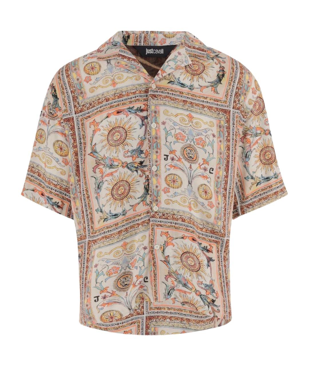 JUST CAVALLI Мульти кэжуал рубашка, фото 1