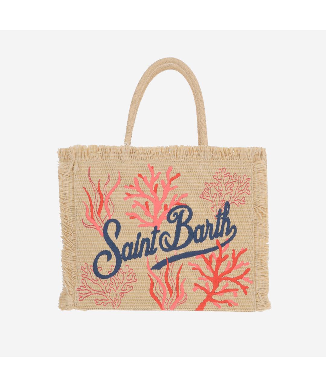 MC2 SAINT BARTH Бежевая сумка тоут, фото 5