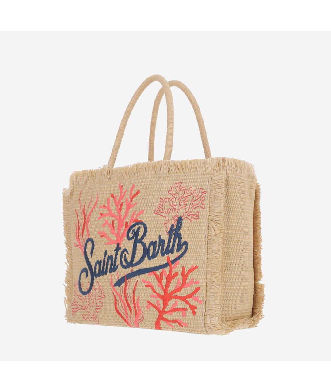 MC2 SAINT BARTH Бежевая сумка тоут, фото 2
