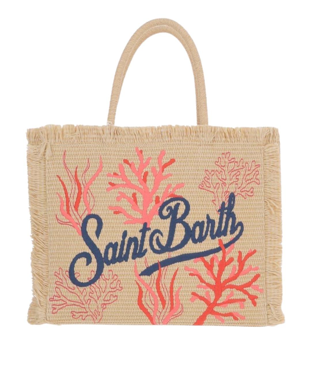 MC2 SAINT BARTH Бежевая сумка тоут, фото 1