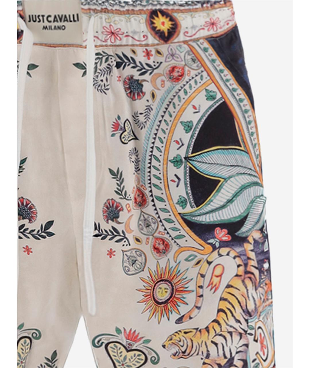 JUST CAVALLI Мульти вискозные шорты, фото 3