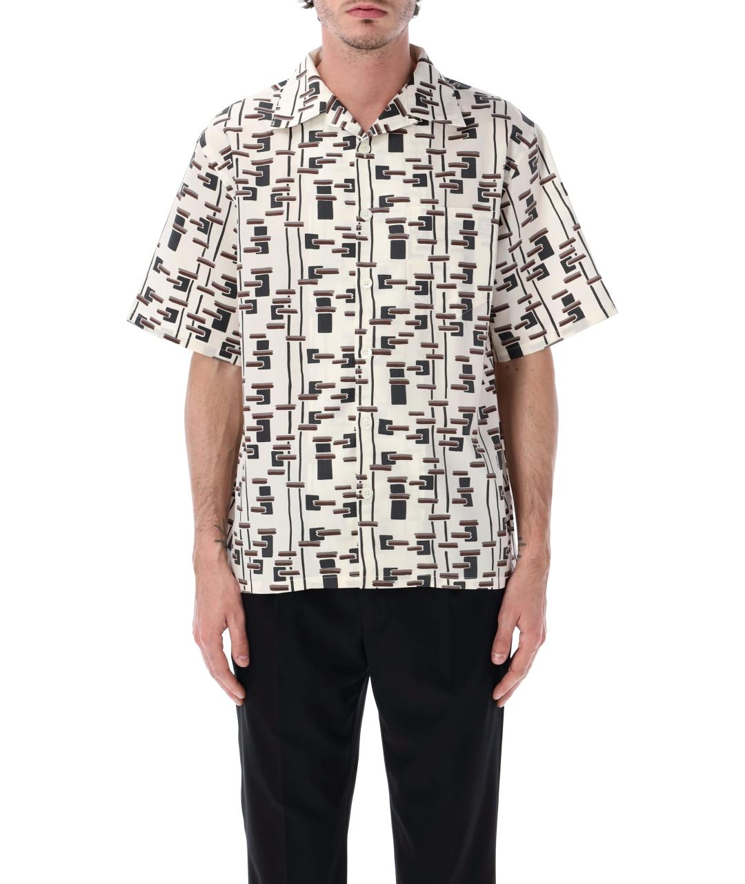 PRADA Мульти хлопковая кэжуал рубашка, фото 1