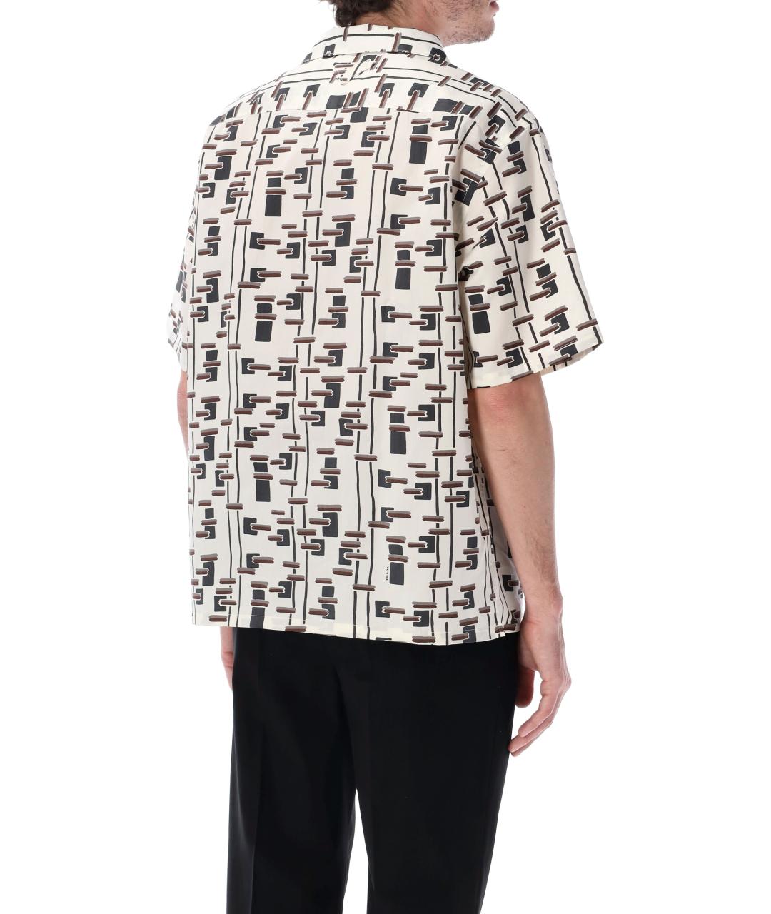 PRADA Мульти хлопковая кэжуал рубашка, фото 2