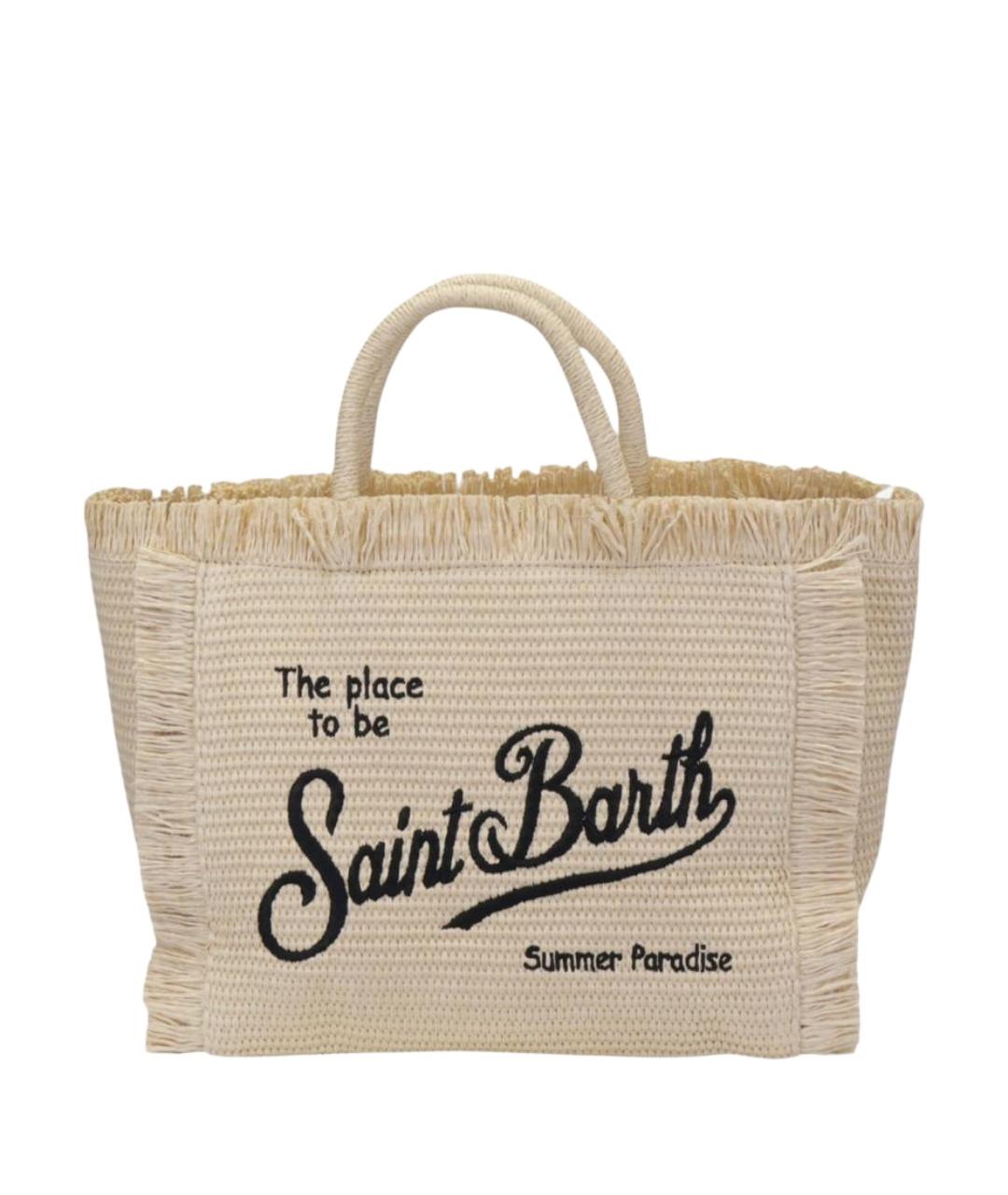 MC2 SAINT BARTH Бежевая пляжная сумка, фото 1