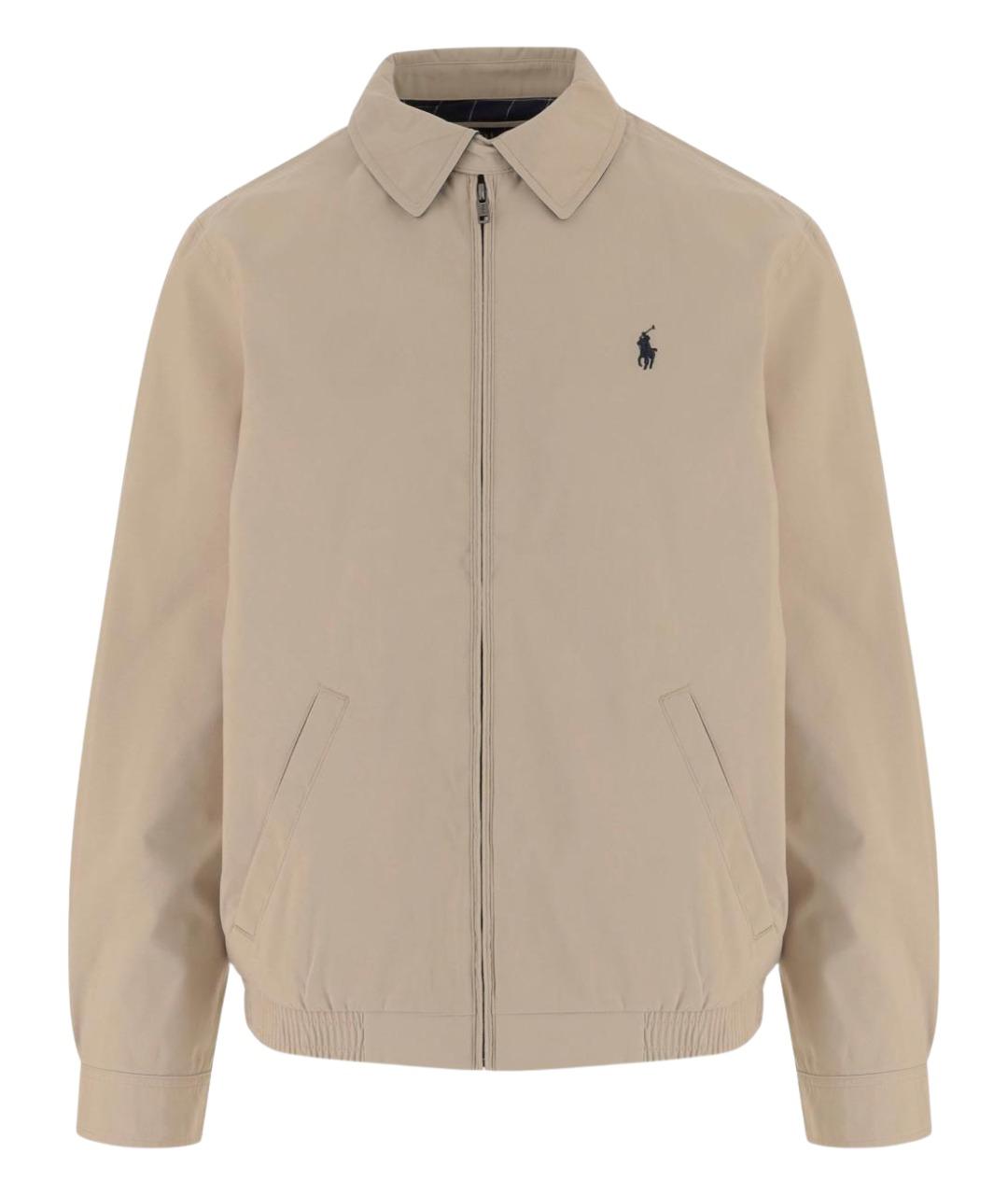 POLO RALPH LAUREN Бежевая полиэстеровая куртка, фото 1