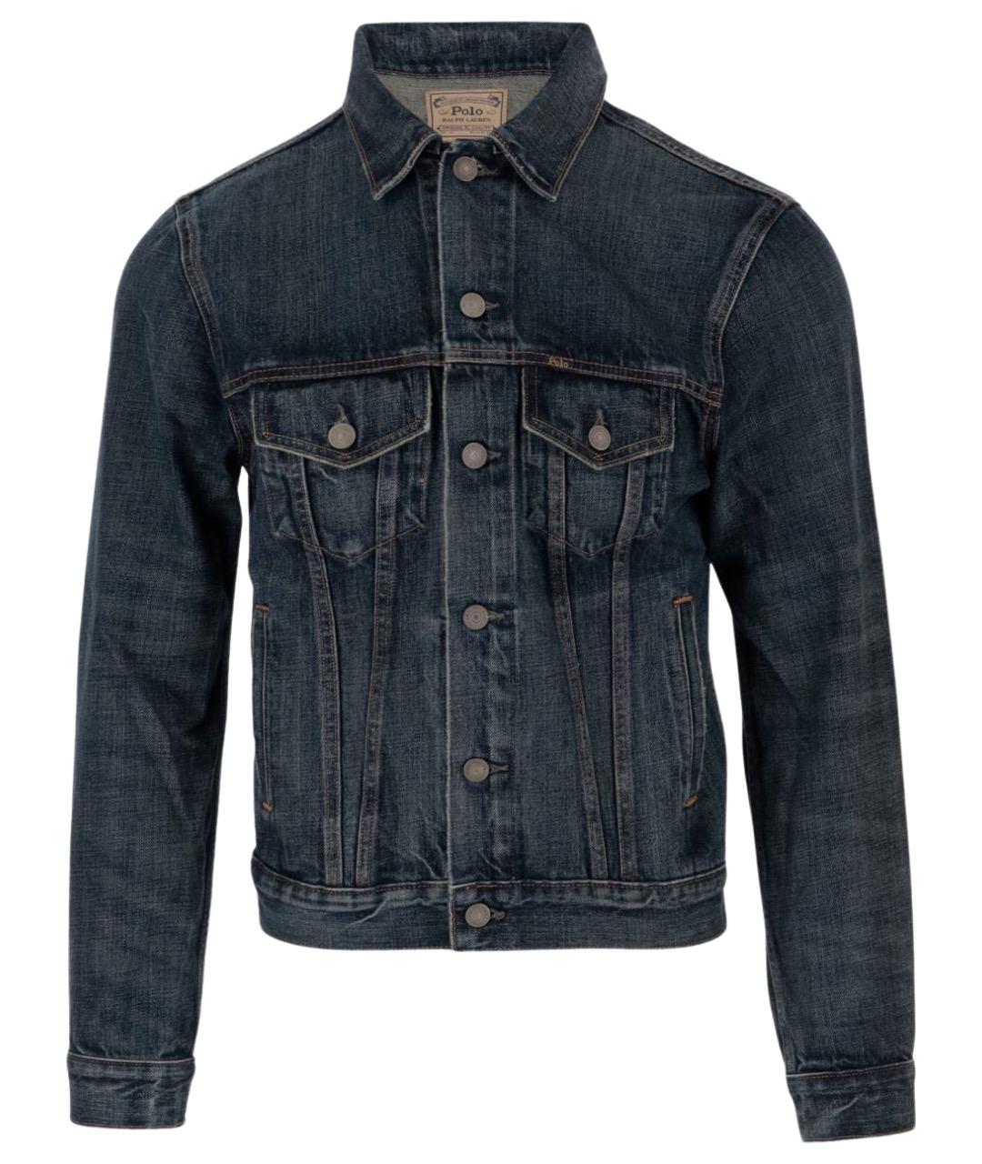 POLO RALPH LAUREN Синяя хлопковая куртка, фото 1