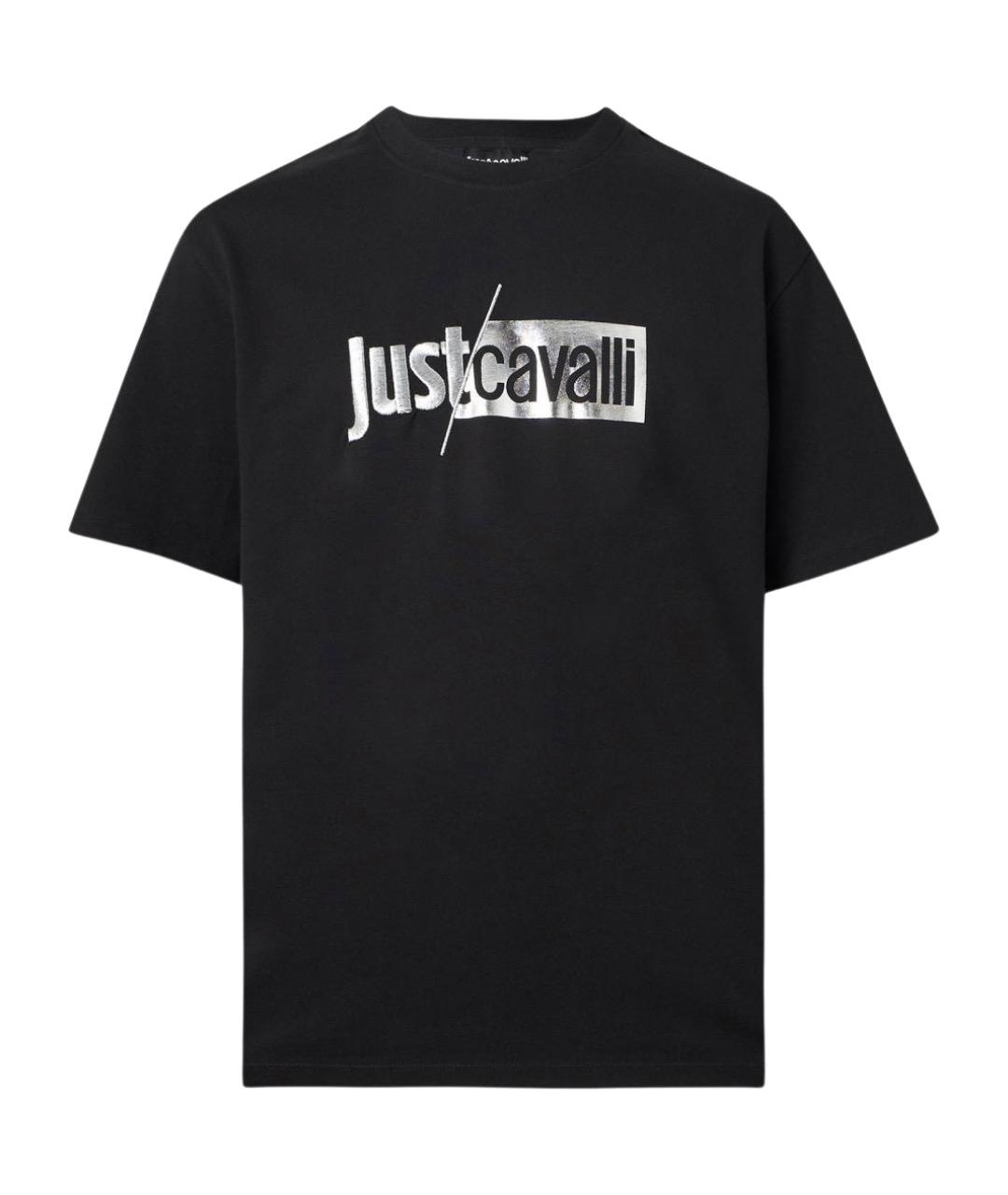JUST CAVALLI Черная футболка, фото 1