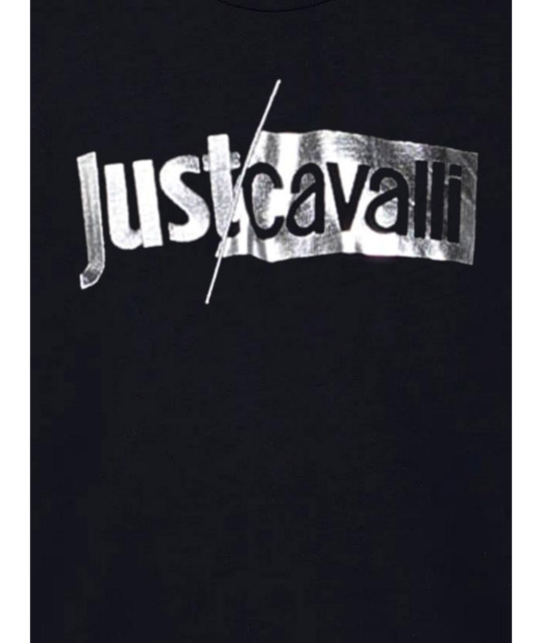 JUST CAVALLI Черная футболка, фото 3